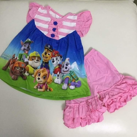 Paw patrol cute Pink Shorts Set - Picture 2 of 6